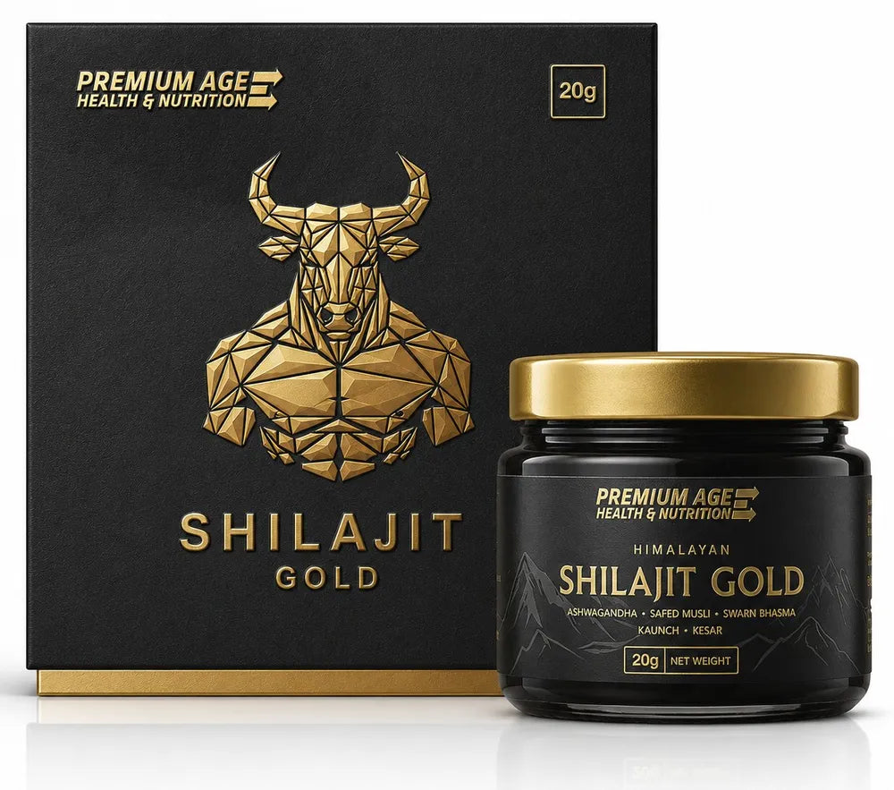 Shilajit Gold box and 20 g jar